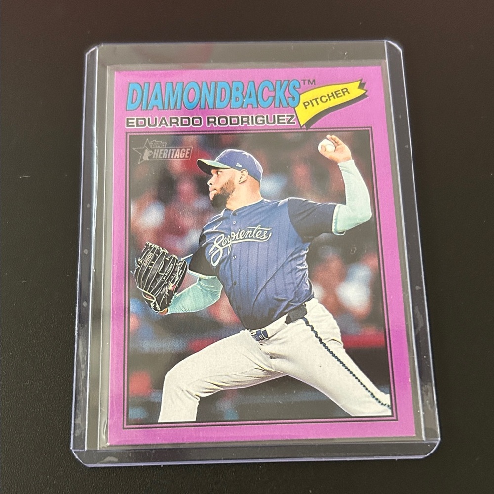 2026 Topps Heritage - Eduardo Rodriguez #288 Light Purple Border